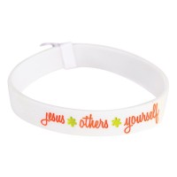 24pk -SILICONE BRACELET J.O.Y. - (Pack of 24)