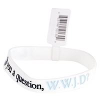 24pk -SILICONE BRACELET W W J D - (Pack of 24)