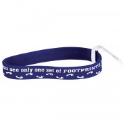 24pk -Silicone Bracelet FOOTPRINTS BULK - (Pack of 24)