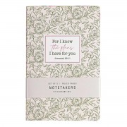2pk -Notetakers For I Know The Plans I Have - (Pack of 2)