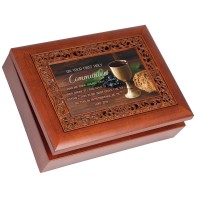 Music Box Ornate First Communion Lk 22:19