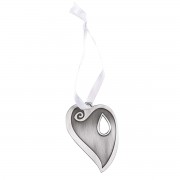 3pk -Ornament The Reunion Heart Ribbon Hanger - Pack of 3