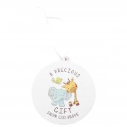 3pk -ORN PRECIOUS LITTLE ONE MDF WHT 4" - Pack of 3