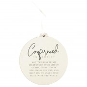 3pk -Ornament Confirmed In Christ MDF 4inPack of 3