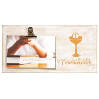 2pk -PHOTO FRM WALL MY FIRST COMMUNION MDF - (Pack of 2)