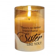 2pk -LED Candle Theres No Better Friend 4in - (Pack of 2) 2pk -LED Candle Theres No Better Friend 4in - (Pack of 2)