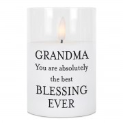 2pk -LED Candle Grandma Absolutely Best 4in - (Pack of 2) 2pk -LED Candle Grandma Absolutely Best 4in - (Pack of 2)