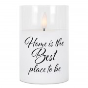 2pk -LED Candle Home Is The Best Place 4in - (Pack of 2) 2pk -LED Candle Home Is The Best Place 4in - (Pack of 2)