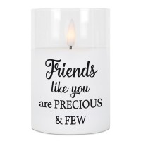 2pk -LED Candle Friends Like You Precious 4in - (Pack of 2) 2pk -LED Candle Friends Like You Precious 4in - (Pack of 2)