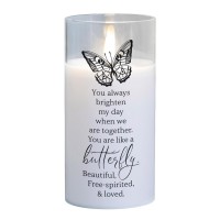 2pk -LED Candle You Always Brighten 6in White - (Pack of 2) 2pk -LED Candle You Always Brighten 6in White - (Pack of 2)