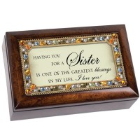 Petite Music Box Jewel You For A Sister