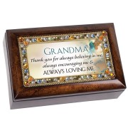 Grandma Thank You Jeweled Musical Box Grandma Thank You Jeweled Musical Box