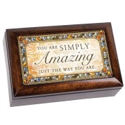 You Are Petite Jeweled Musical Box