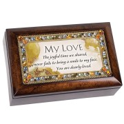 My Love Petite Jeweled Musical Box My Love Petite Jeweled Musical Box