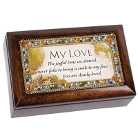 My Love Petite Jeweled Musical Box