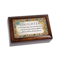 Daughter Petite Jeweled Musical Box