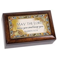 May The Lord Petite Jeweled Musical Box