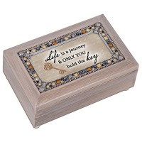 Life is Petite Jeweled Musical Box