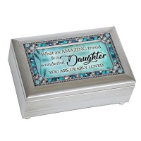 Daughter You Petite Jeweled Musical Box