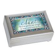 Aunt Petite Jeweled Musical Box