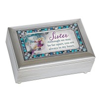 Sister You Petite Jeweled Musical Box