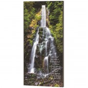 FOR I WILL POUR WATER WALL PLAQUE