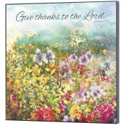 Wall Plaque Give Thanks To The Lord