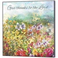 Wall Plaque Give Thanks To The Lord