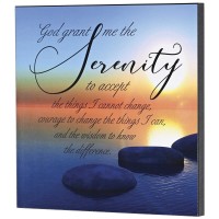 Wall Plaque Serenity Prayer 12x12