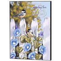 Wall Plaque Morning Glory Precious Love
