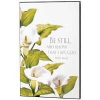 Wall Plaque Be Still Ps.46:10 12x18 MDF Wall Plaque Be Still Ps.46:10 12x18 MDF