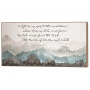 PLQ WALL I LIFT MY EYES PS.121:1-2 MDF PLQ WALL I LIFT MY EYES PS.121:1-2 MDF