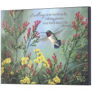 Wall Plaque Prairie Ruby Throat