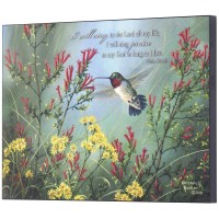 Wall Plaque Prairie Ruby Throat