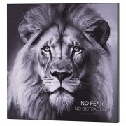 Wall Plaque No Fear No Distraction 15x15