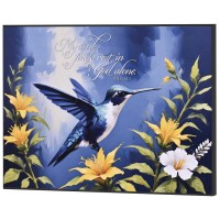 Wall Plaque Hummingbird Soul Finds Rest
