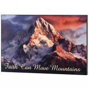 Wall Plaque Faith Can Move Mountains