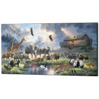 Wall Plaque Noahs Ark 24x12 MDF Wall Plaque Noahs Ark 24x12 MDF