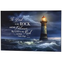 Wall Plaque The Lord Is My Rock