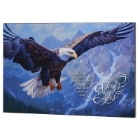 Wall Plaque 24x16 Eagle Isaiah 40:31