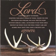 2pk -PLQ WALL HUNTER'S PRAYER MDF 6X6 - (Pack of 2)