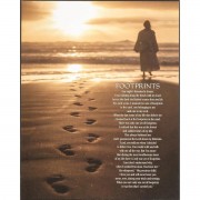 2pk -Footprints++¬--½ 8 x 10 Wall Plaque - (Pack of 2)