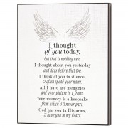 2pk -PLQ WALL I THOUGHT OF YOU MDF 8X10 - (Pack of 2)