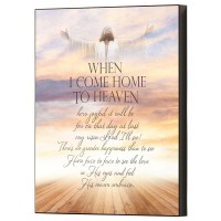2pk -Wall Plaque When I Come Home To Heaven - (Pack of 2) 2pk -Wall Plaque When I Come Home To Heaven - (Pack of 2)