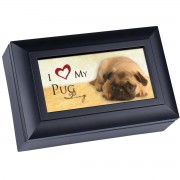 LOVE MY PUG O/F PM BLK