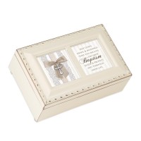 PETITE MUSIC BOX BLESSINGS BAPTISM BOW