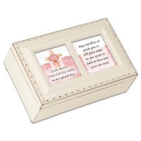 Petite Music Box God Bless Little Girl