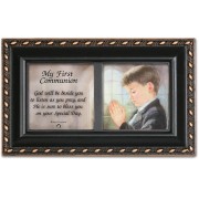 FIRST COMMUNION BOY SCRI BLK