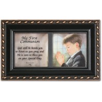 FIRST COMMUNION BOY SCRI BLK