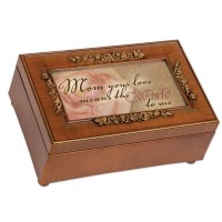 Mom Your Love Petite Rose Musical Box